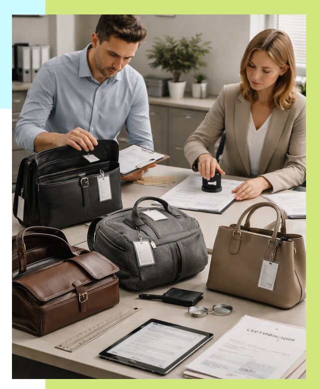 Сертификация сумок в Тынде от 7708 руб. | Алешин-Тнд