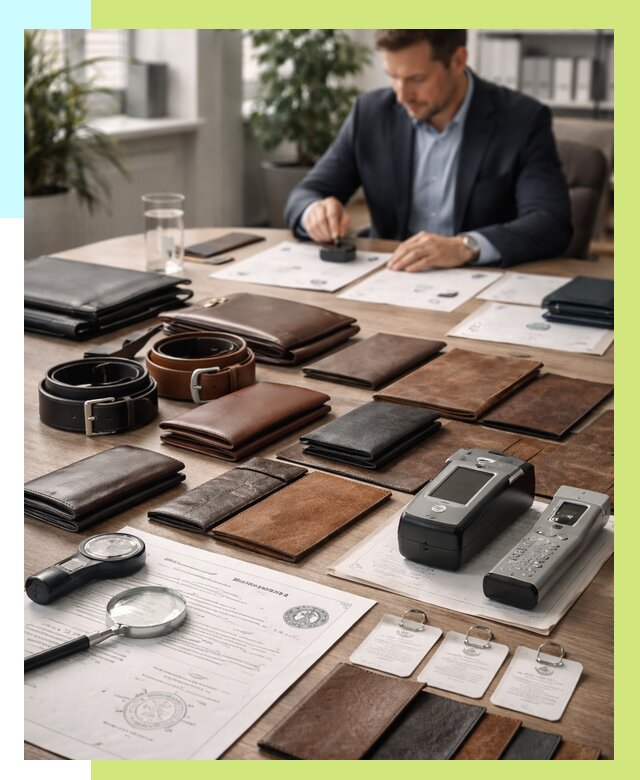 Сертификация кожаных изделий в Тынде от 12332 р. | Алешин-Тнд