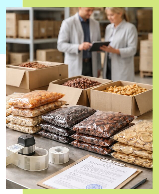 Сертификация сухофруктов в Тынде от 12332 р. | Алешин-Тнд под ключ