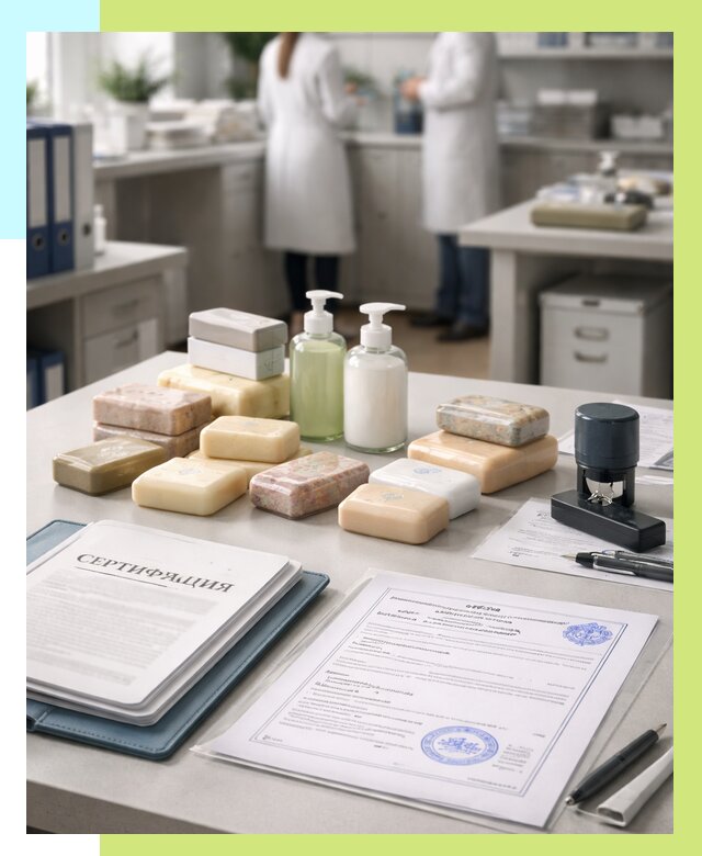 Сертификация мыла и сертификат на мыло в Тынде от 12332 | Алешин-Тнд