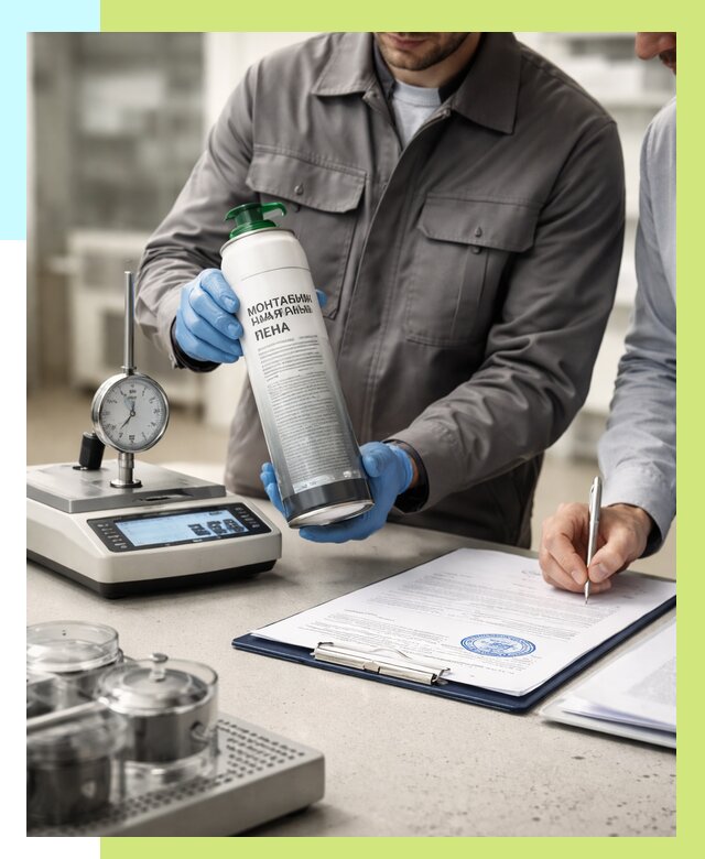 Сертификация монтажной пены в Тынде от 15416 р. | Алешин-Тнд