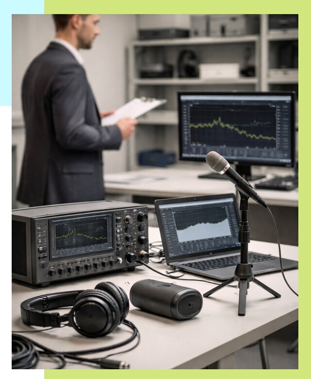 Сертификация аудиотехники в Тынде от 15416 р., Алешин-Тнд