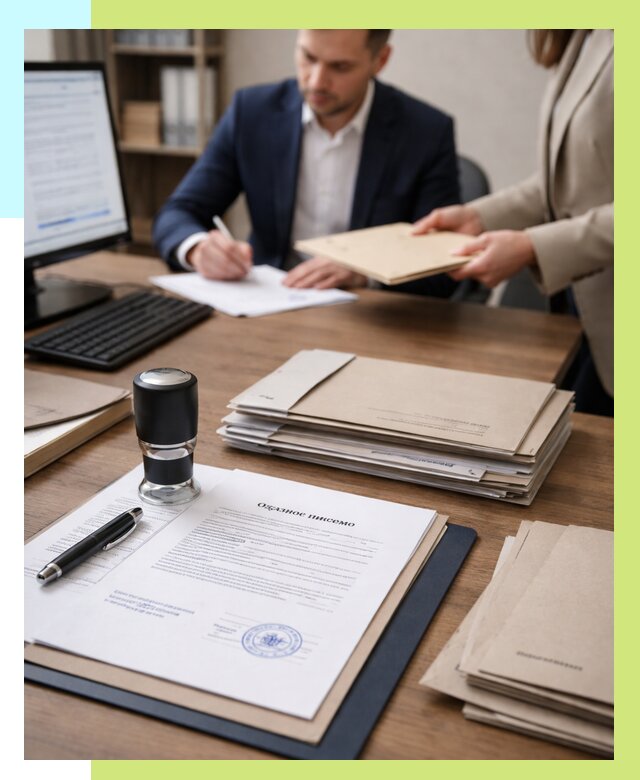 Отказное письмо для таможни в Тынде от 3083 р, Алешин-Тнд