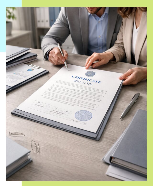 Сертификат ISO 22301 в Тынде от 46247 р. | Алешин-Тнд срочно